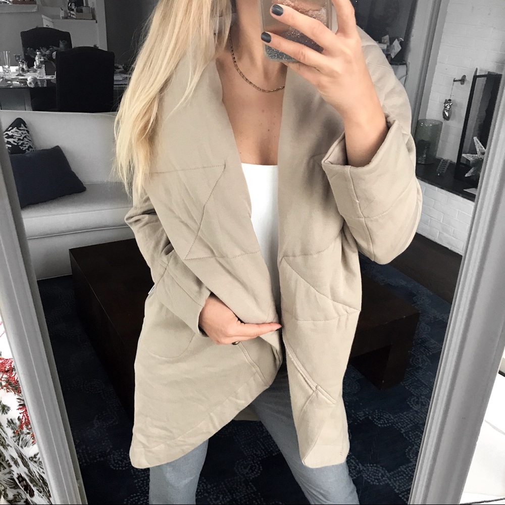 💁🏼‍♀️ YOUNG FABULOUS & BROKE BEIGE LANIE COAT! - Picture 4 of 13